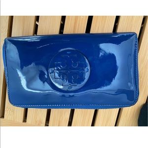 Tory Burch blue wallet